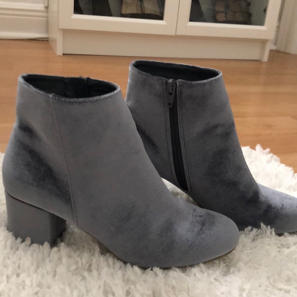 Brand New Velvet Booties